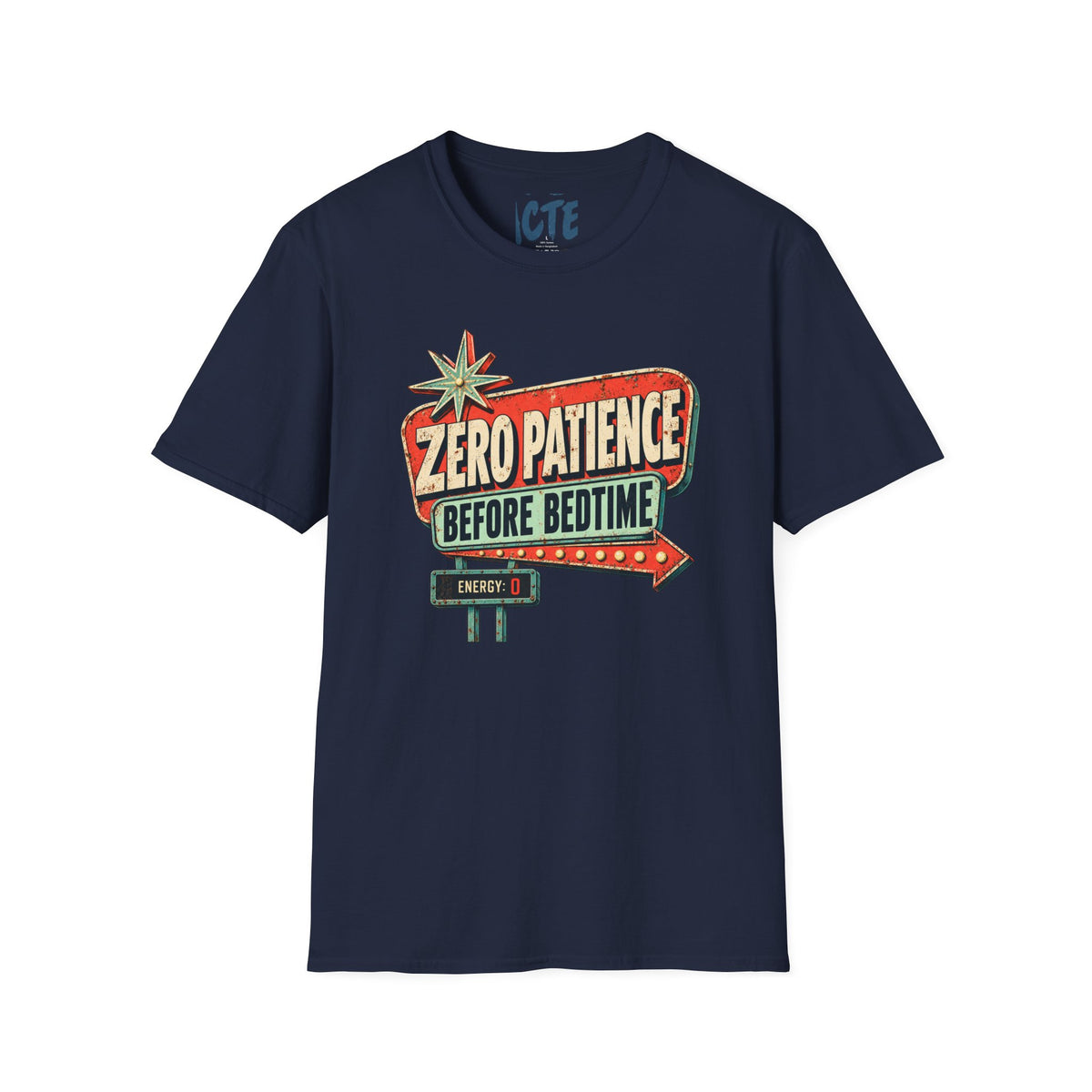 Zero Patience Before Bedtime T-Shirt