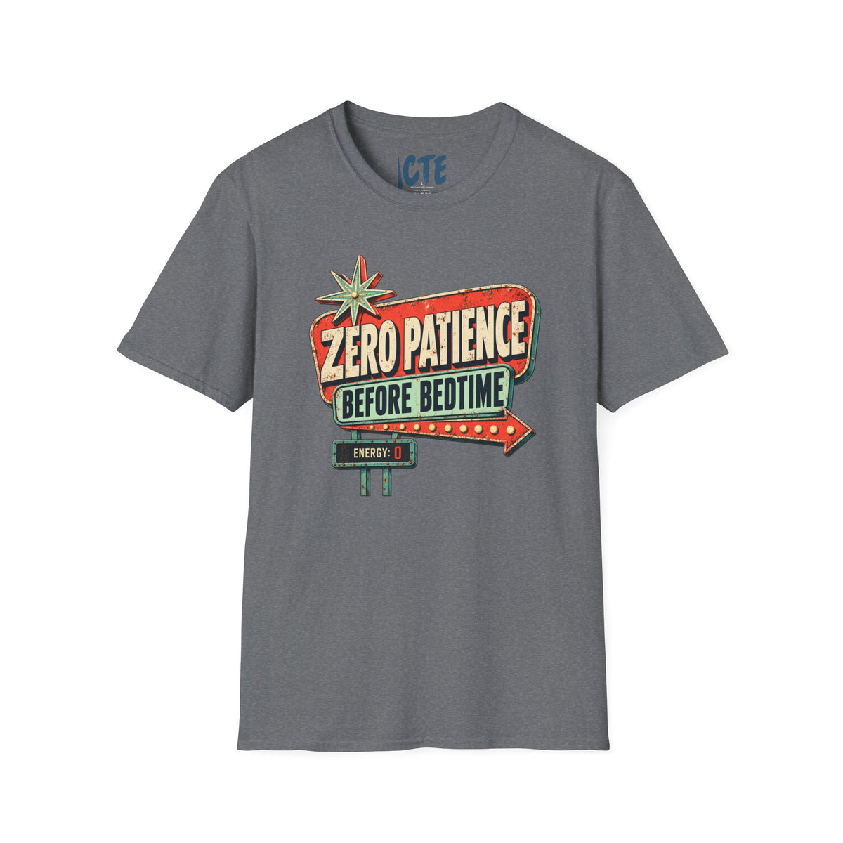 Zero Patience Before Bedtime T-Shirt
