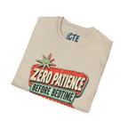 Zero Patience Before Bedtime T-Shirt