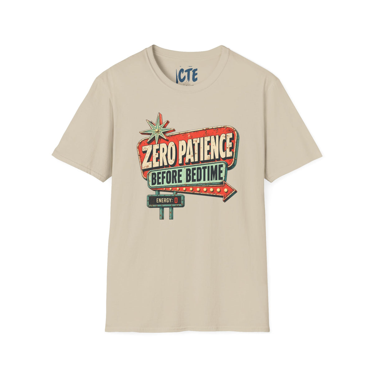 Zero Patience Before Bedtime T-Shirt
