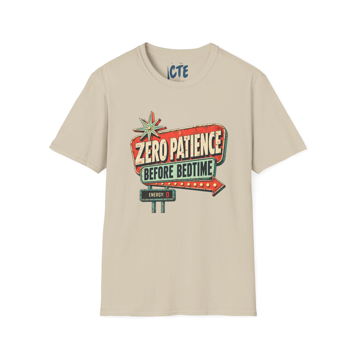 Zero Patience Before Bedtime T-Shirt