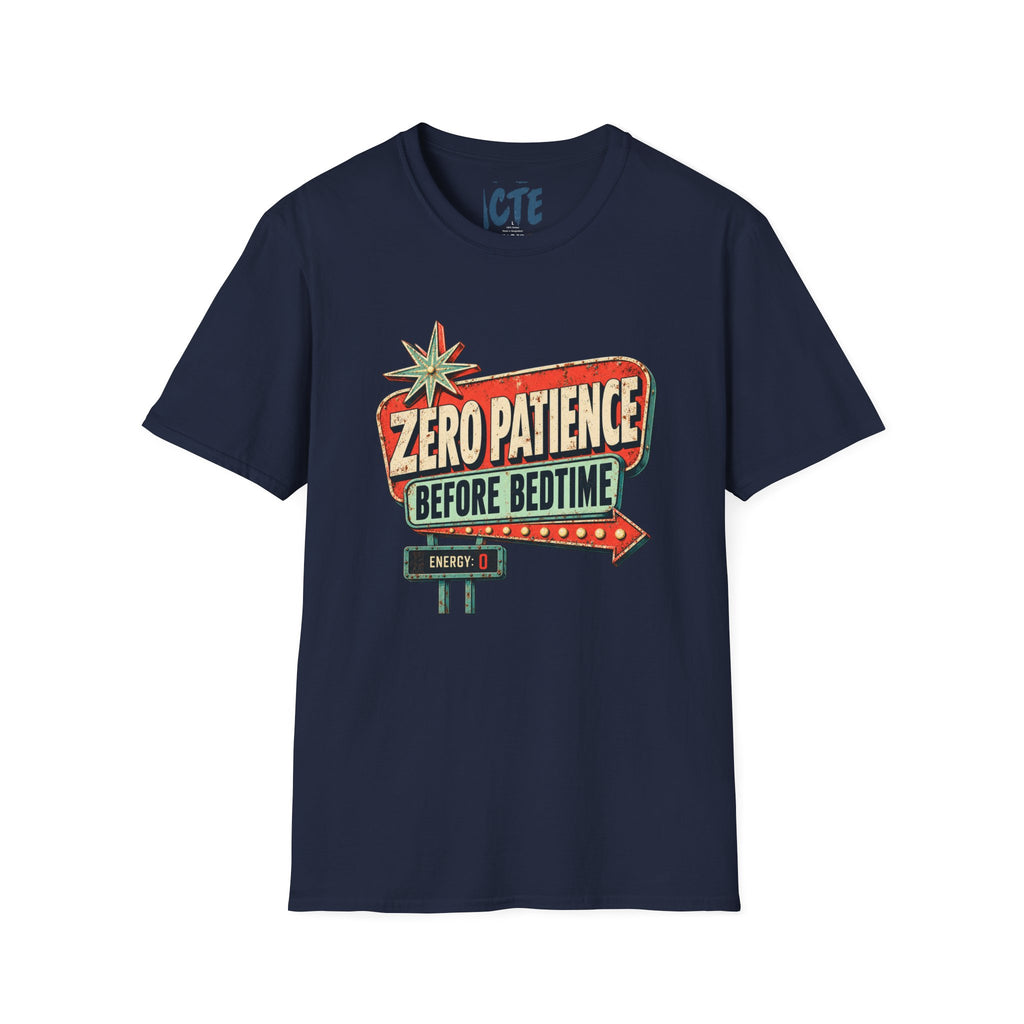 Zero Patience Before Bedtime T-Shirt