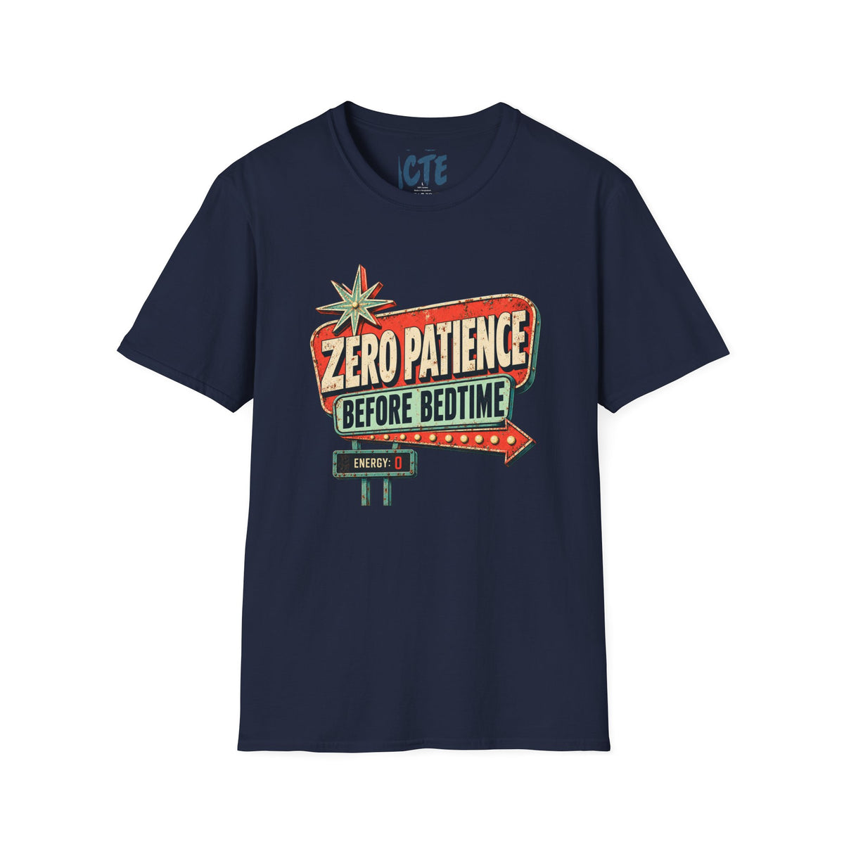 Zero Patience Before Bedtime T-Shirt