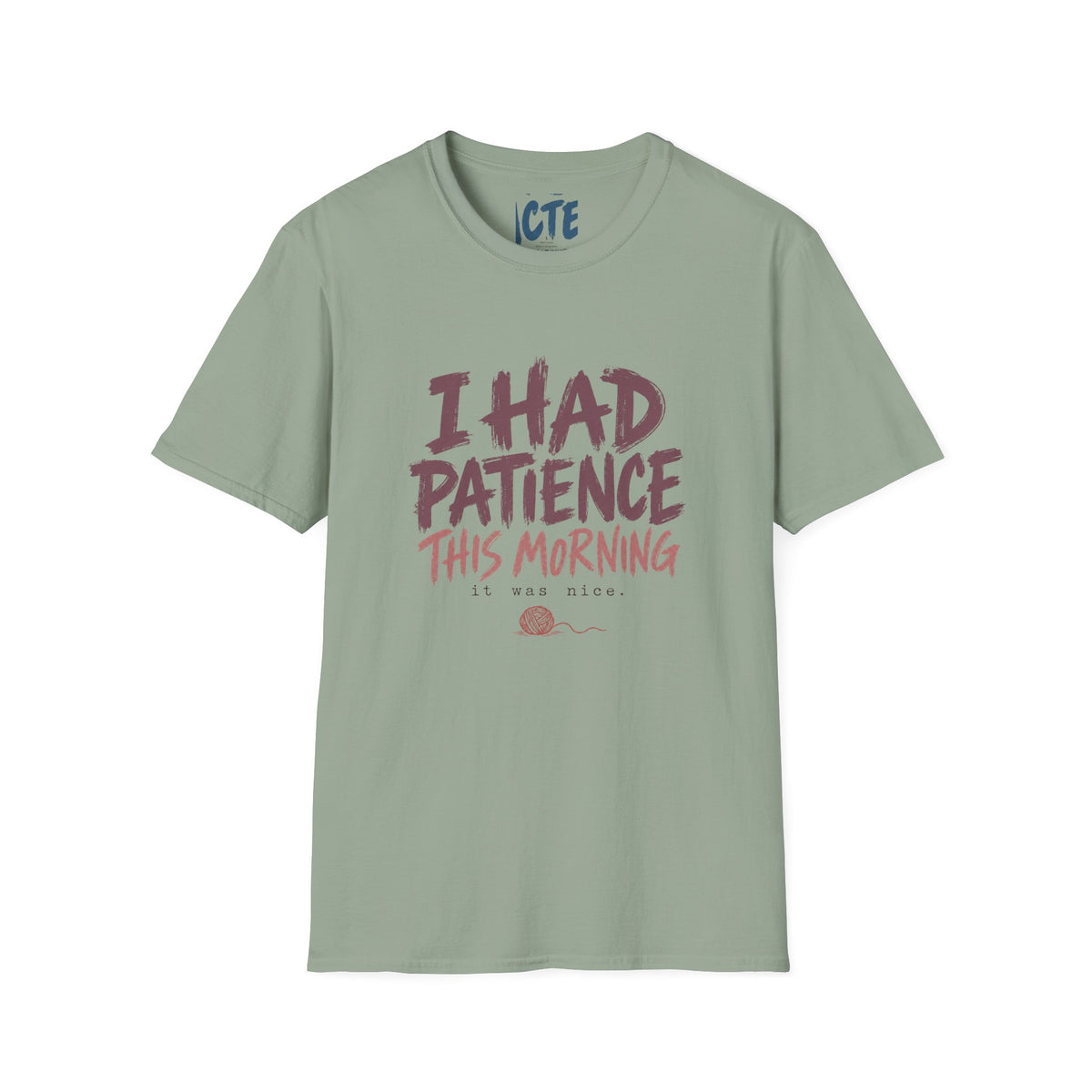 I Had Patience This Morning T-Shirt