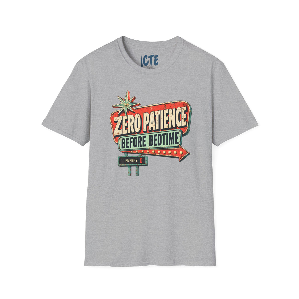 Zero Patience Before Bedtime T-Shirt