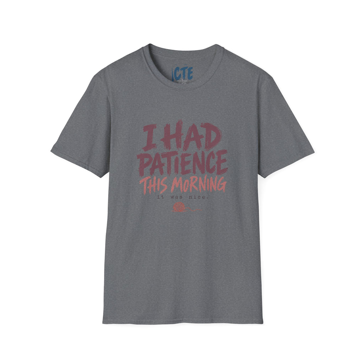 I Had Patience This Morning T-Shirt