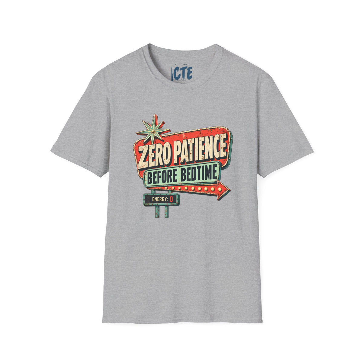 Zero Patience Before Bedtime T-Shirt