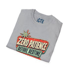 Zero Patience Before Bedtime T-Shirt